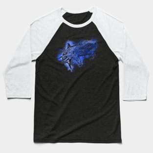 Shark - Blue Baseball T-Shirt